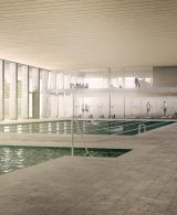 piscina polideportivo 3D
